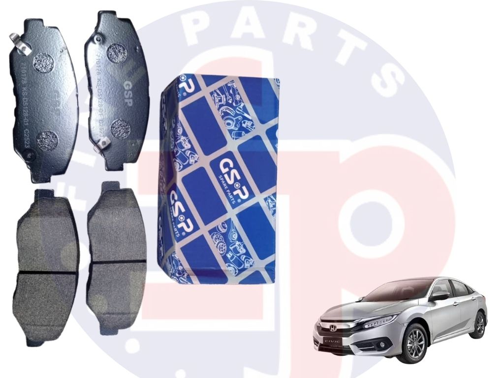 Civic 2016–2025 (X & 11th Generation) with GSP Taiwan Front Disc Pads