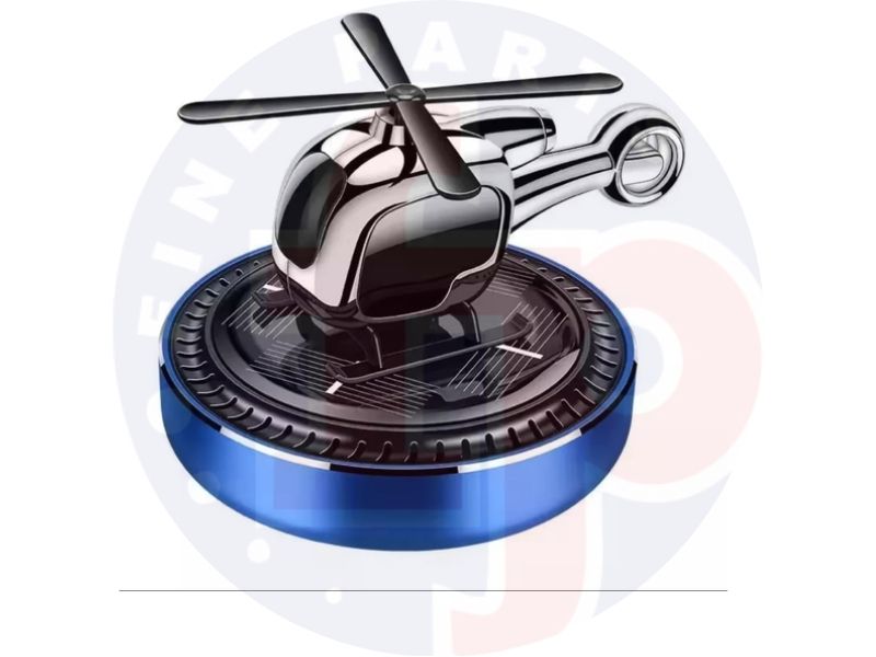 Solar Powered Helicopter Car Air Freshener